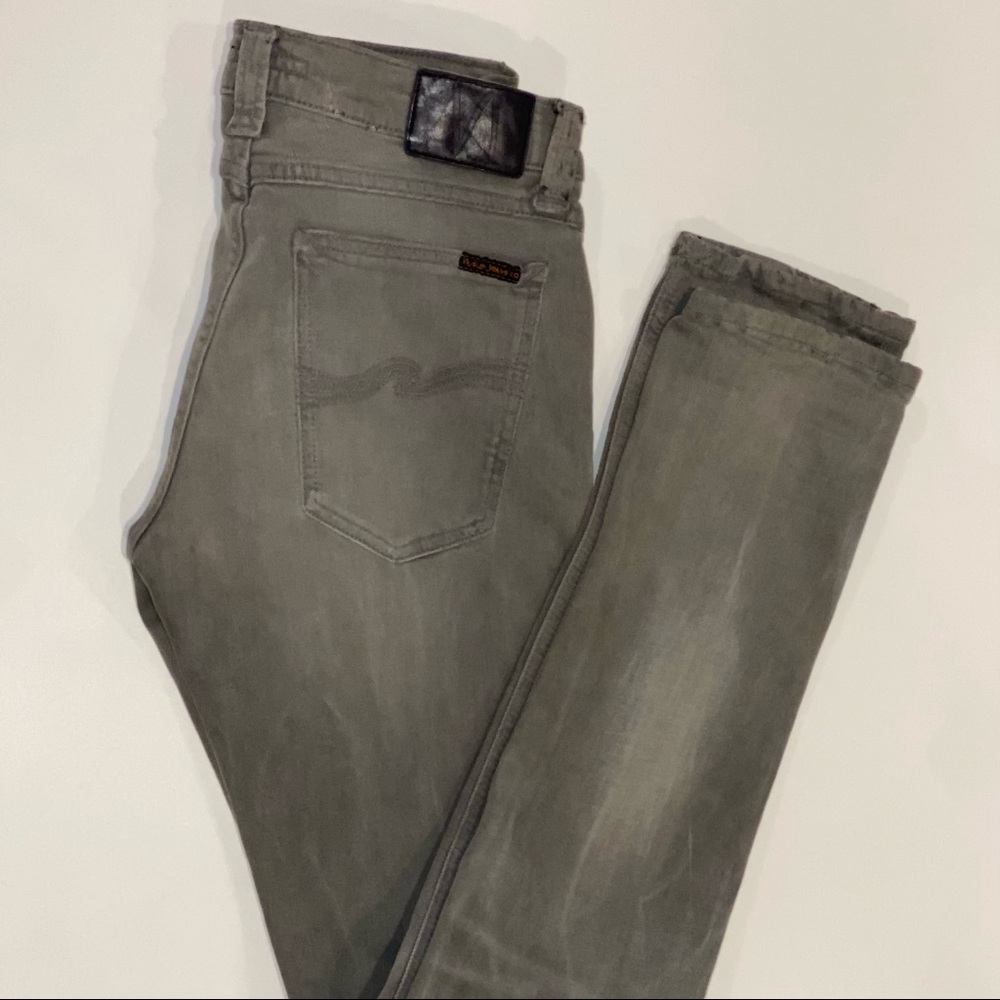Woman’s Gray Size 28 Nudie Skinny Jeans